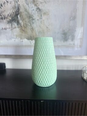 CB2 Mint Textured Ceramic Vase - Home Accents